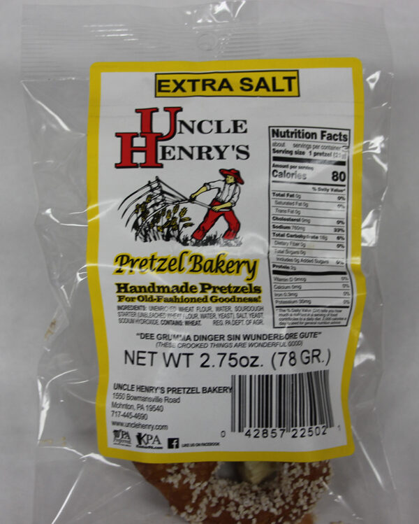 2.75 oz. Extra Salty Pretzels