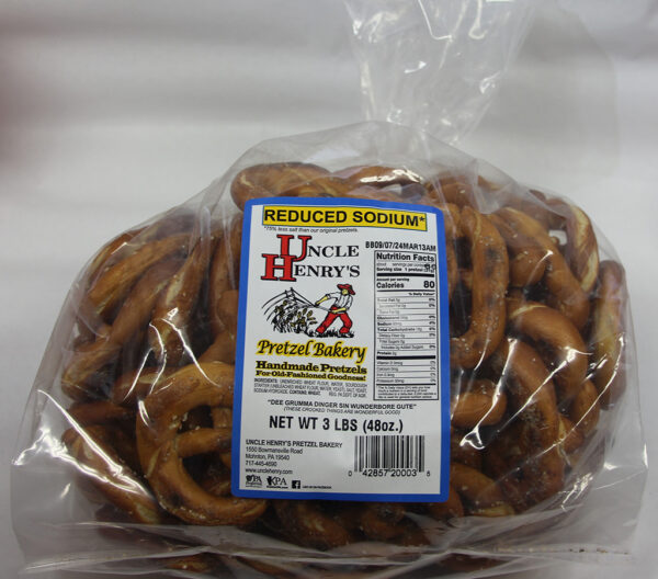 3 lb. Reduced Sodium Pretzels