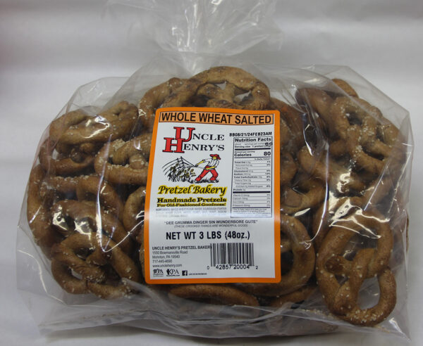 3 lb. Whole Wheat Salted Pretzels