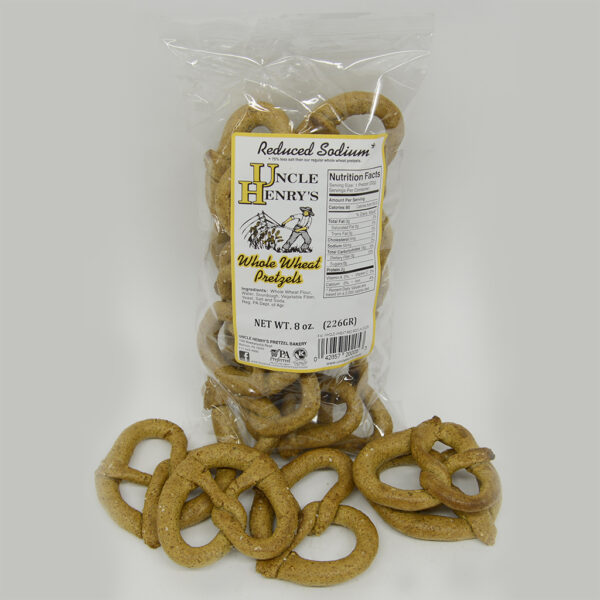 8oz Bag. whole wheat red sodium Pretzels