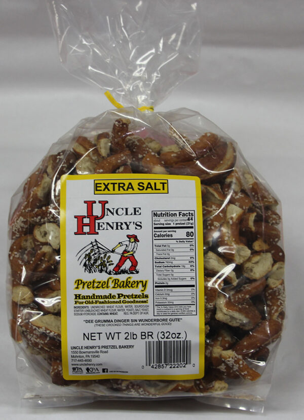 2 lb Brokens Extra Salty Pretzels