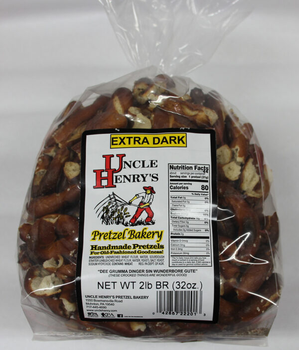 2 lb. Brokens Extra Dark Pretzels