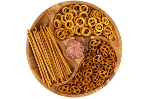 bowl of pretzels