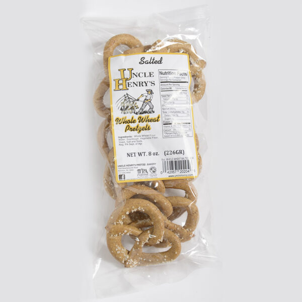 8oz Bag of Whole Wheat Salted Pretzels
