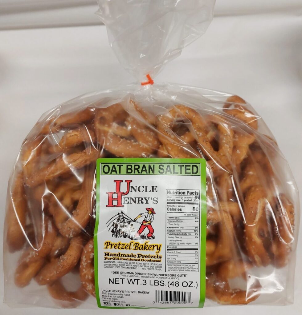 Oatbran Regular Salted Pretzels