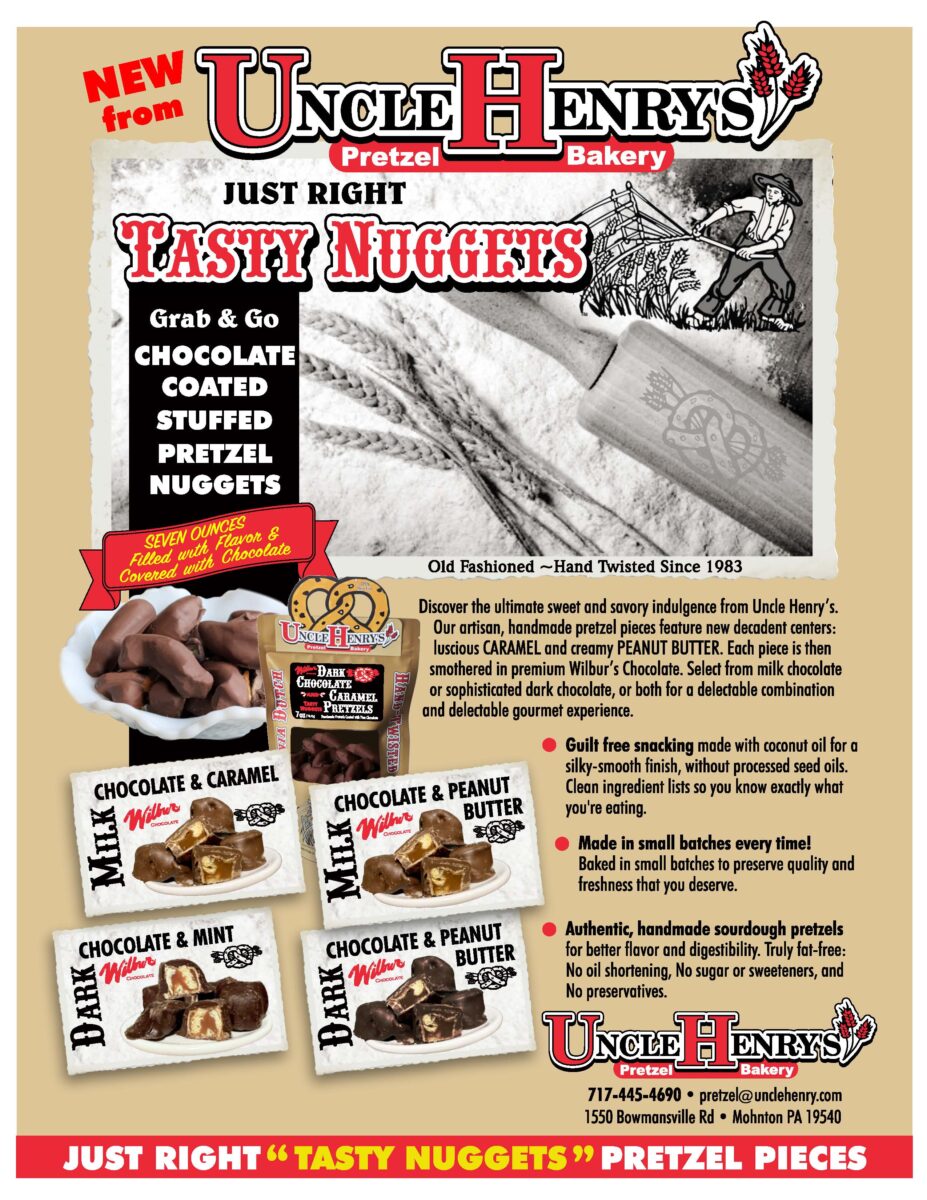 Just Right Tasty Nuggets "Grab and Go Chocolate Coated Stuffed Pretzel Nuggets"